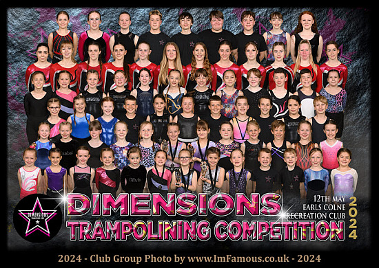 Dimensions Trampolining Competition 2024 - Sun 12th May 2024