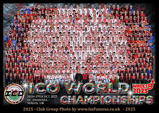 ICO World Championship 2025 - Thur 16th to Sun 19th Oct